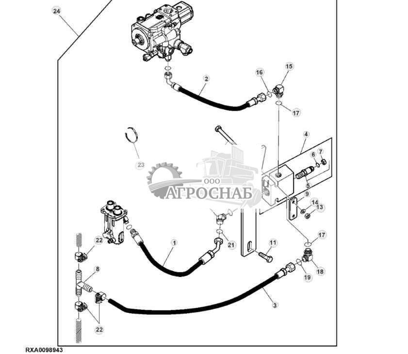 Brake Pressure Reducing Valve Kit (North American Tractors) (030543 